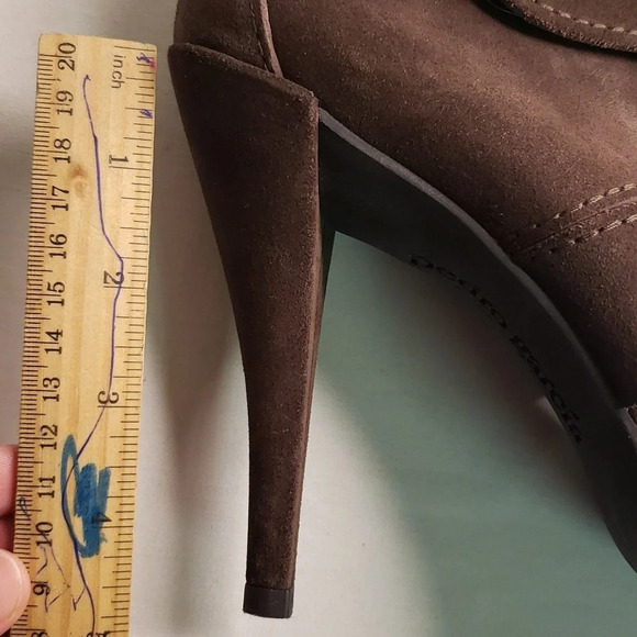 Pedro Garcia Platform Leather Peep Toe Crossover Brown (Size 40.5) - Picture 15 of 17